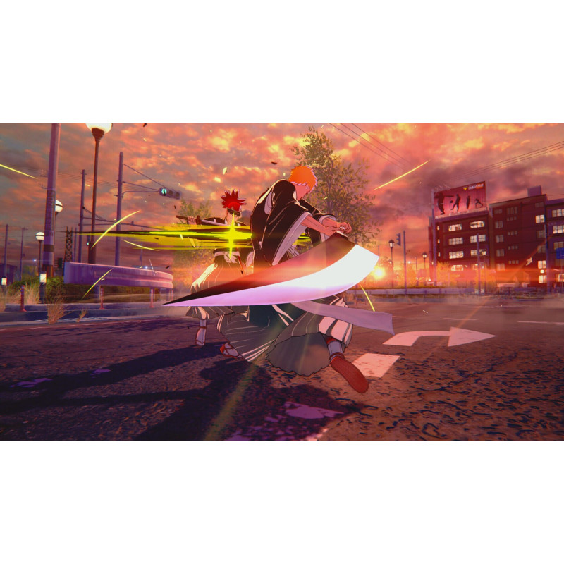 Captura de pantalla del gameplay de BLEACH: REBIRTH OF SOULS para PlayStation 5 mostrando acción intensa y personajes.