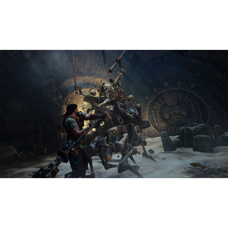 Captura de pantalla del gameplay de Blades of Fire - Edición Día Uno para Xbox mostrando acción intensa.