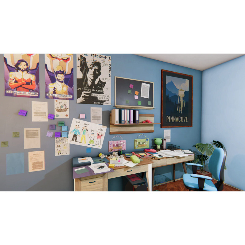Captura de pantalla del gameplay de House Flipper 2 en PlayStation 5 mostrando la renovación de una casa