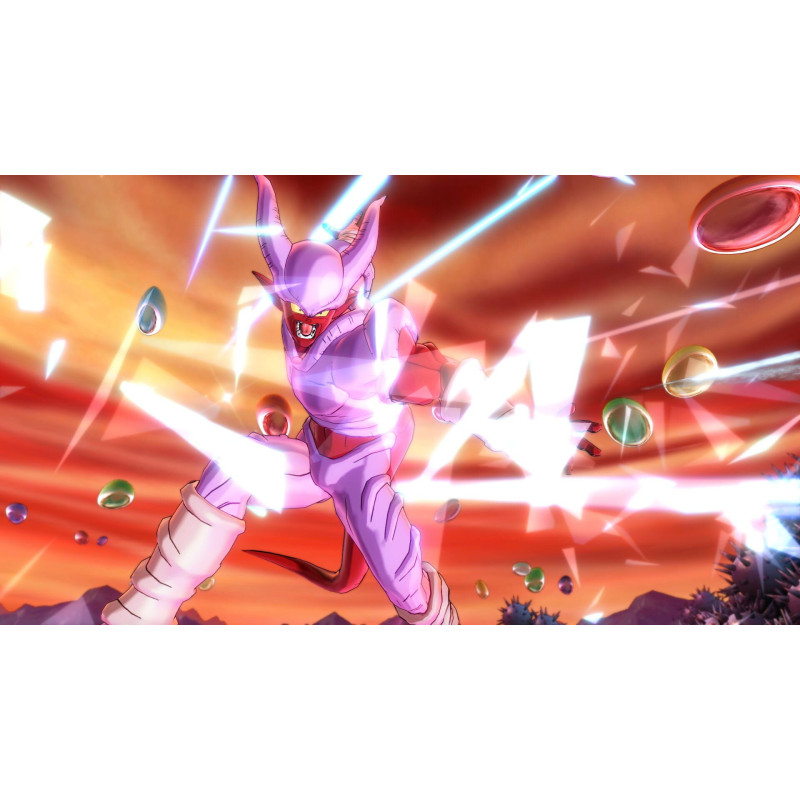 Captura de pantalla del gameplay de Dragon Ball Xenoverse 2 en PlayStation 5 mostrando una intensa batalla.