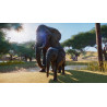 Captura de pantalla del gameplay de Planet Zoo en PlayStation 5 mostrando construcción de zoológico