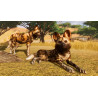 Captura de pantalla del gameplay de Planet Zoo en PlayStation 5 mostrando construcción de zoológico