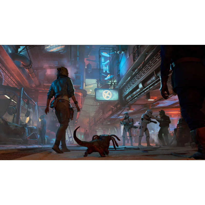Captura de pantalla del gameplay de Star Wars Outlaws en PlayStation 5 mostrando acción emocionante en el universo de Star...