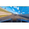 Captura de pantalla del gameplay de Hot Lap Racing para Nintendo Switch mostrando una emocionante carrera en pista
