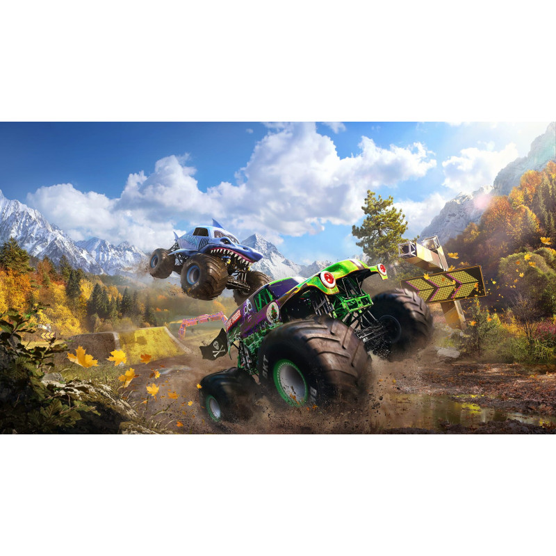 Captura de pantalla del gameplay de Milestone Monster Jam Showdown - Day One Edition para Nintendo Switch