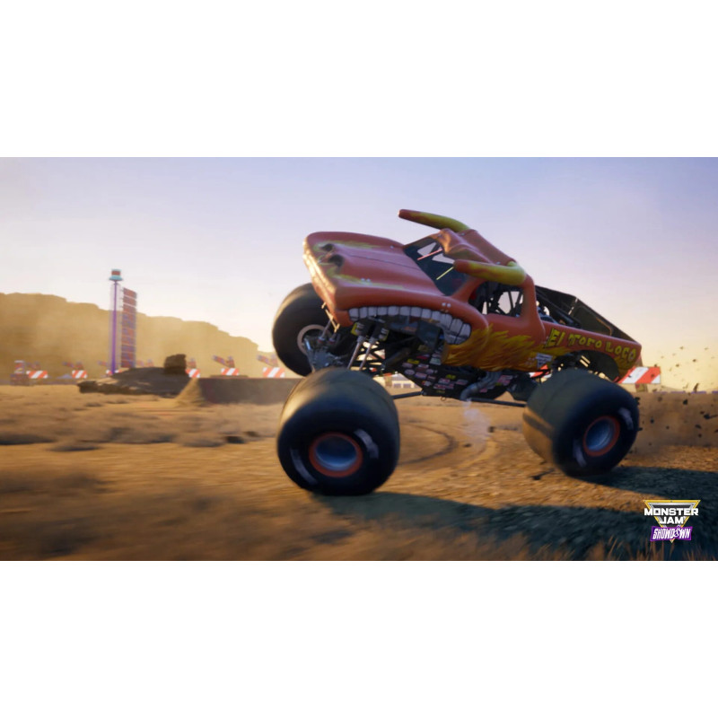 Captura de pantalla del gameplay de Milestone Monster Jam Showdown Day One Edition para Nintendo Switch