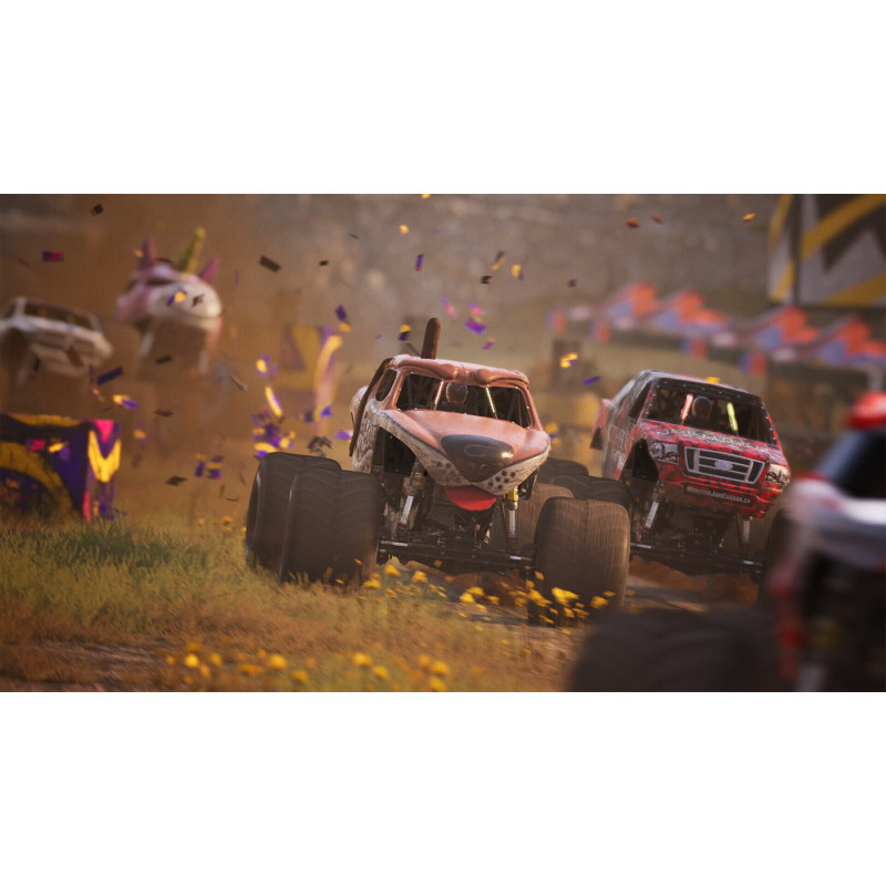 Captura de pantalla del gameplay de Milestone Monster Jam Showdown Day One Edition para Nintendo Switch