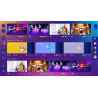 Captura de pantalla del gameplay de Just Dance 2025 Edition para Nintendo Switch mostrando una coreografía divertida