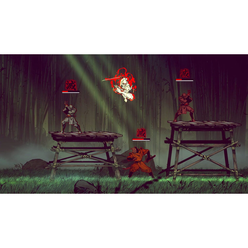 Captura de pantalla del gameplay de Shinobi: Art of Vengeance para Nintendo Switch mostrando acción intensa.