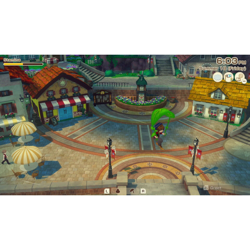 Captura de pantalla del gameplay de Story of Seasons Grand Bazaar Limited Edition para Nintendo Switch