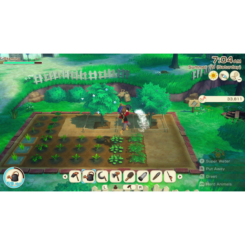 Captura de pantalla del gameplay de Story of Seasons Grand Bazaar Limited Edition para Nintendo Switch