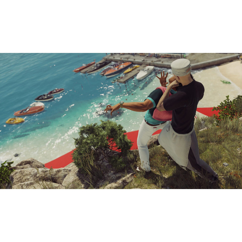 Captura de pantalla del gameplay de Hitman: World of Assassination en Nintendo Switch
