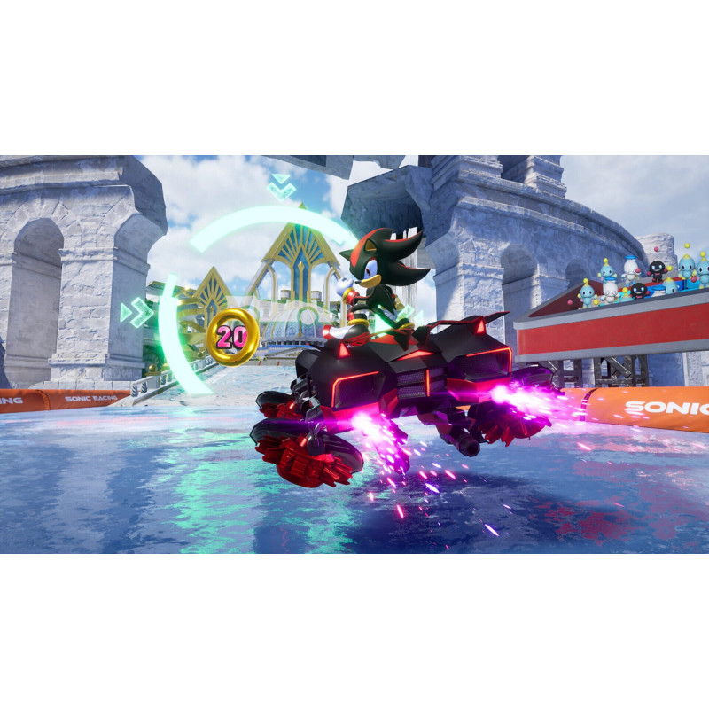 Captura de pantalla del gameplay de Sonic Racing CrossWorlds en Nintendo Switch