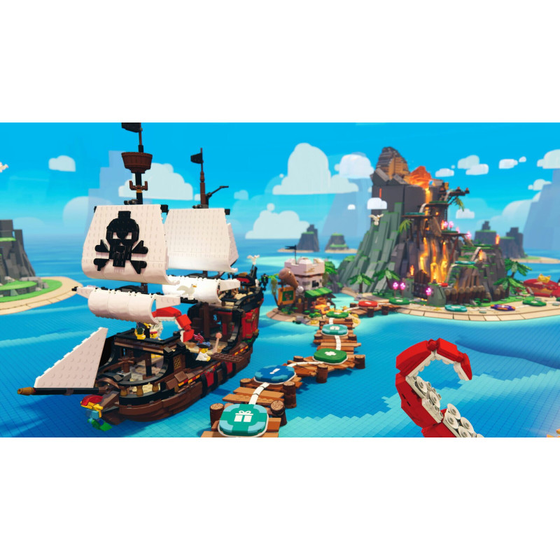 Captura de pantalla del gameplay de LEGO PARTY! para Nintendo Switch mostrando una divertida partida en grupo