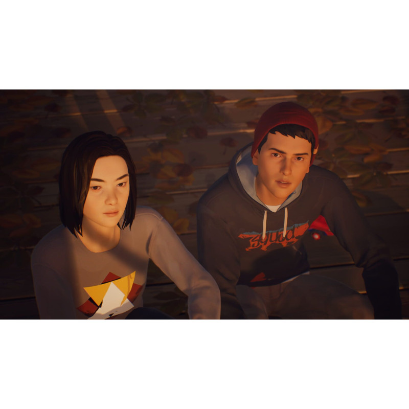 Captura de pantalla del gameplay de Life is Strange 2 en Nintendo Switch mostrando una escena emocionante del juego