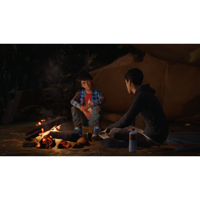 Captura de pantalla del gameplay de Life is Strange 2 en Nintendo Switch mostrando una escena emocionante del juego