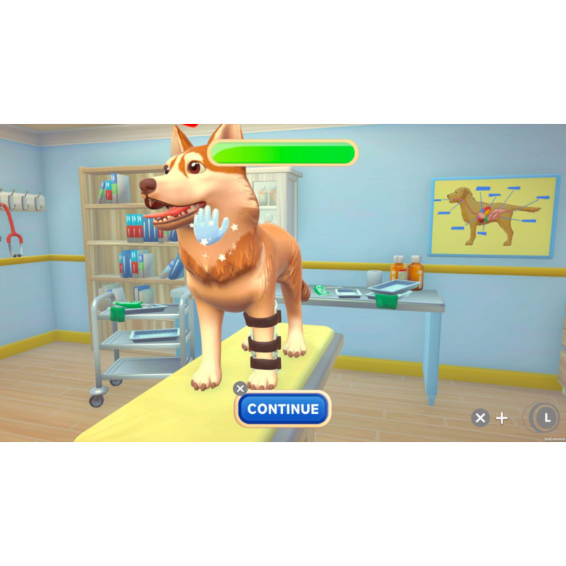 Captura de pantalla del gameplay de My Universe: Pet Clinic Cats & Dogs para Nintendo Switch