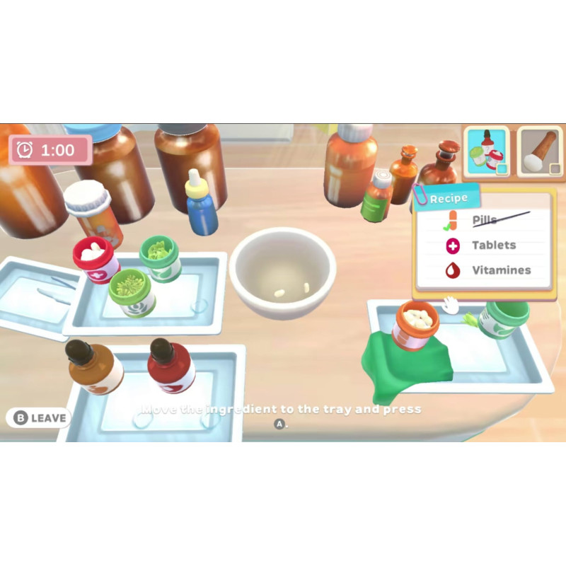 Captura de pantalla del gameplay de My Universe: Pets Edition para Nintendo Switch mostrando mascotas interactivas