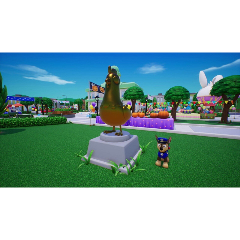 Captura de pantalla del gameplay de PAW PATROL WORLD para Nintendo Switch mostrando una emocionante aventura en el juego.