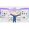 Captura de pantalla del gameplay de Fashion Dreamer para Nintendo Switch mostrando la personalización de personajes