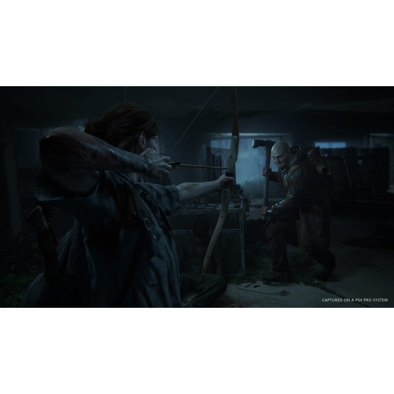 Captura de pantalla del gameplay de The Last of Us Part II en PlayStation 4 mostrando acción intensa y gráficos detallados