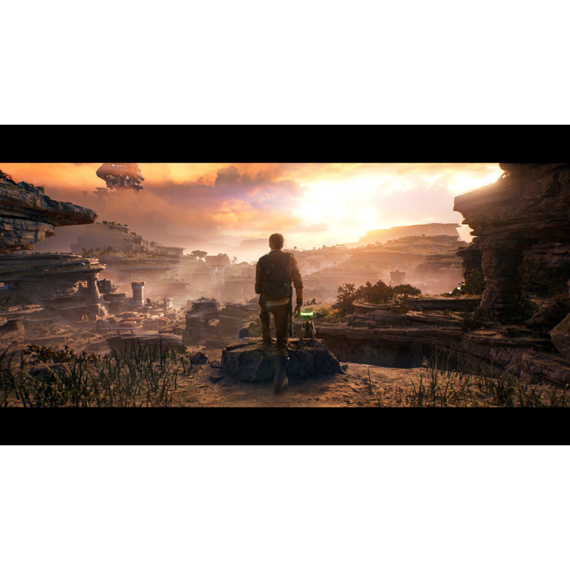 Captura de pantalla del gameplay de Star Wars Jedi Survivor para PlayStation 4 mostrando acción intensa en el juego.
