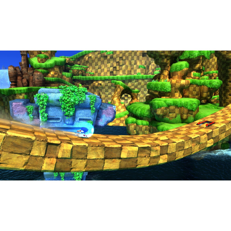 Captura de pantalla del gameplay de Sonic X Shadow Generations para PlayStation 4 mostrando acción intensa en el juego.