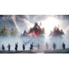 Captura de pantalla del gameplay de Horizon II Forbidden West para PlayStation 4 mostrando acción intensa en un mundo abierto