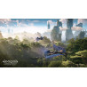 Captura de pantalla del gameplay de Horizon II Forbidden West para PlayStation 4 mostrando acción en el mundo abierto