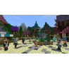 Captura de pantalla del gameplay de Minecraft para PlayStation 4 mostrando construcción y exploración en el mundo abierto
