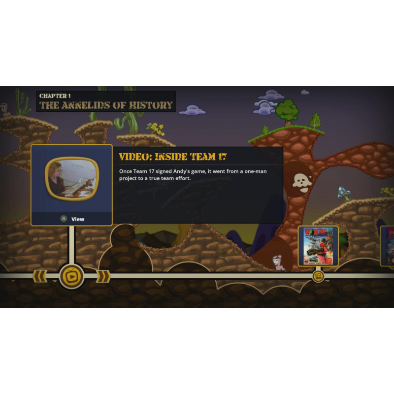 Captura de pantalla del gameplay de Worms Armageddon Anniversary Edition para PlayStation 5