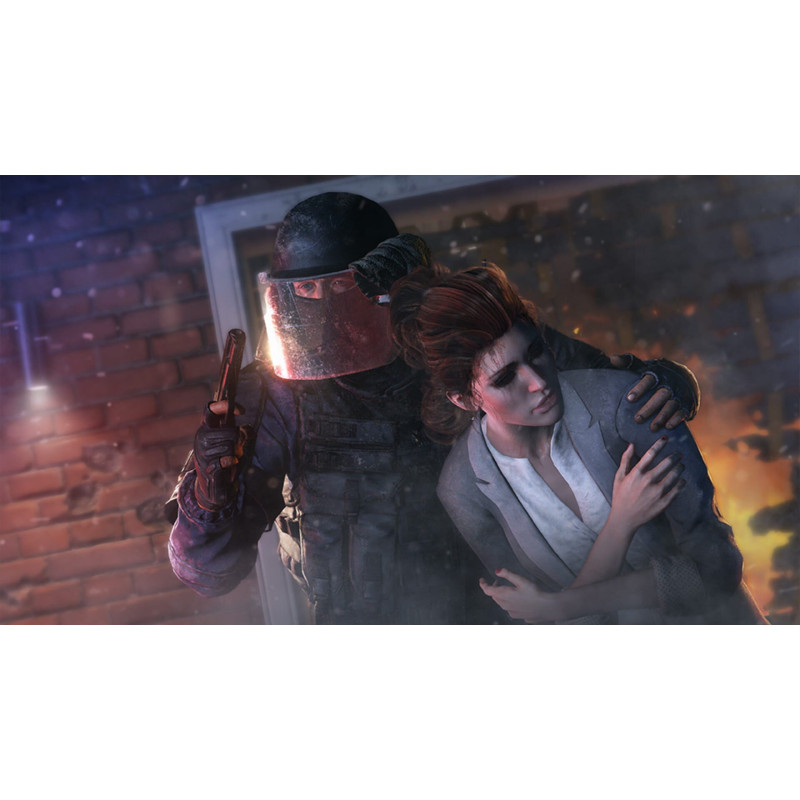 Captura de pantalla del gameplay de Tom Clancys Rainbow 6 Siege X para PlayStation 5 mostrando acción intensa en el juego.