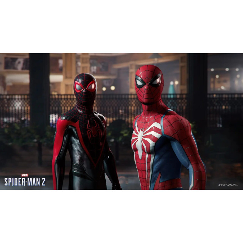 Captura de pantalla del gameplay de Marvel Spider-Man 2 para PlayStation 5 mostrando acción intensa en Nueva York