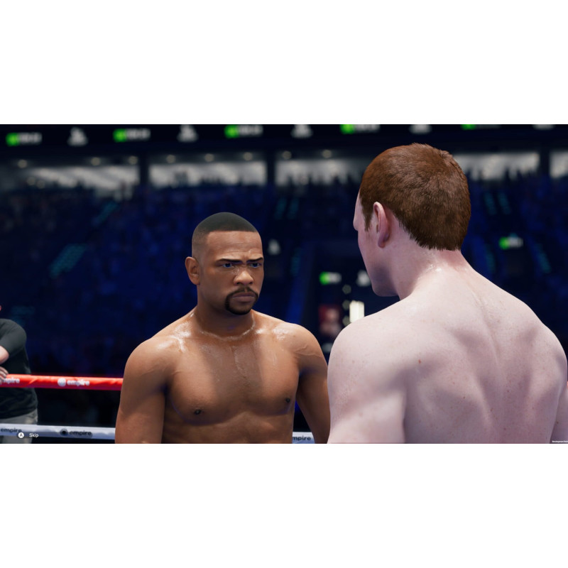 Captura de pantalla del gameplay del videojuego UNDISPUTED para Xbox mostrando acción en el ring.