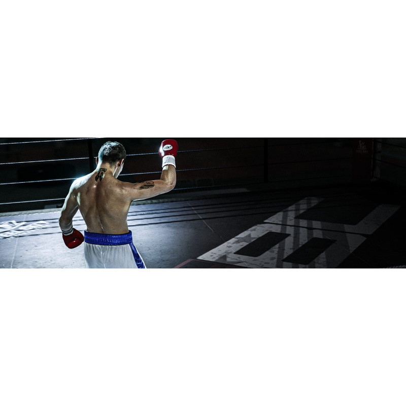 Captura de pantalla del gameplay del videojuego UNDISPUTED para Xbox mostrando acción intensa en el ring