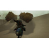 Captura de pantalla del gameplay de Monster Hunter Wilds para Xbox mostrando una intensa batalla contra un monstruo.