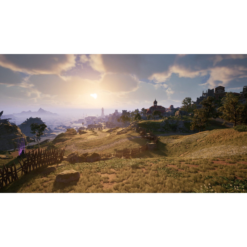 Captura de pantalla del gameplay del videojuego Avowed para Xbox mostrando acción y gráficos impresionantes