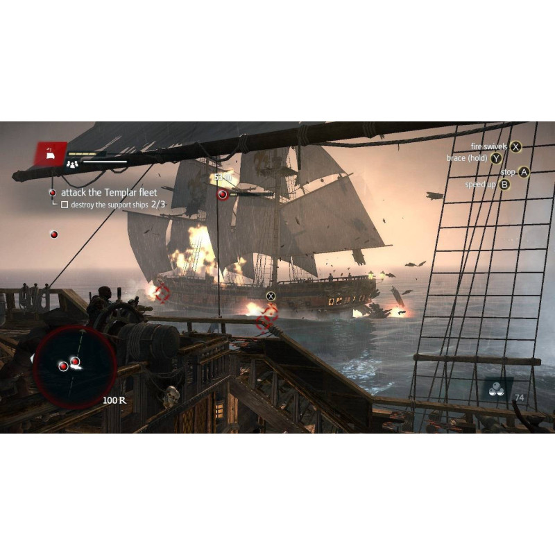 Captura de pantalla del gameplay de Assassins Creed: The Rebel Collection para Nintendo Switch
