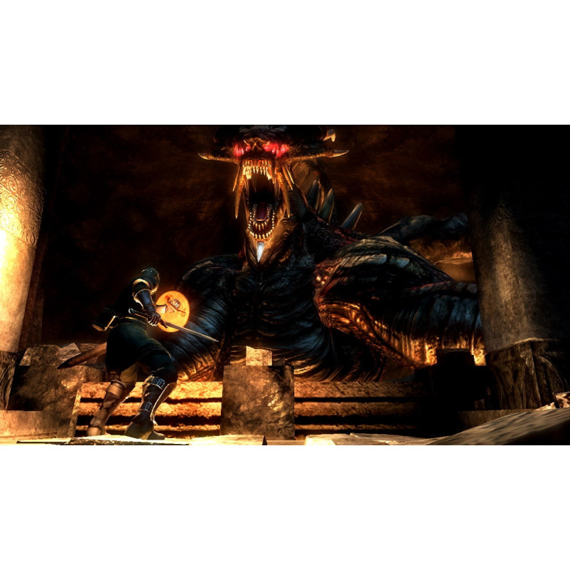 Captura de pantalla del gameplay de Demons Souls para PlayStation 5 mostrando acción intensa y gráficos impresionantes