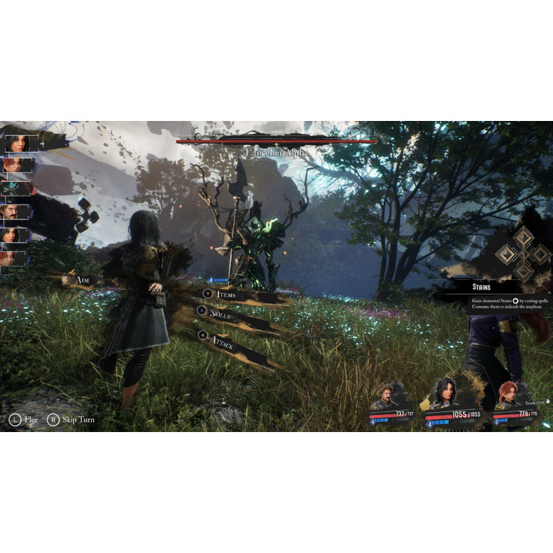 Captura de pantalla del gameplay de Clair Obscur: Expedition 33 para Xbox mostrando acción intensa y gráficos detallados