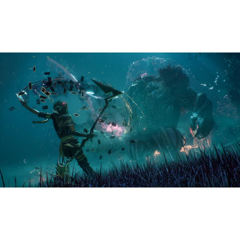 Captura de pantalla del gameplay de Clair Obscur: Expedition 33 para Xbox mostrando acción intensa en el juego