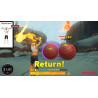 Captura de pantalla del gameplay de Ring Fit Adventure para Nintendo Switch mostrando una escena de ejercicio dinámico