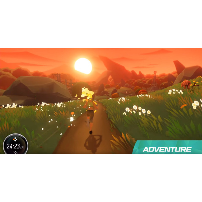 Captura de pantalla del gameplay de Ring Fit Adventure para Nintendo Switch mostrando acción y ejercicio divertido