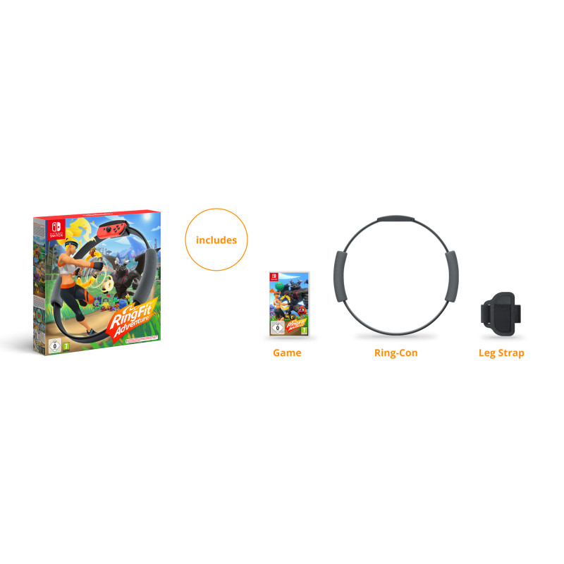 Captura de pantalla del gameplay de Ring Fit Adventure para Nintendo Switch mostrando acción y ejercicio divertido