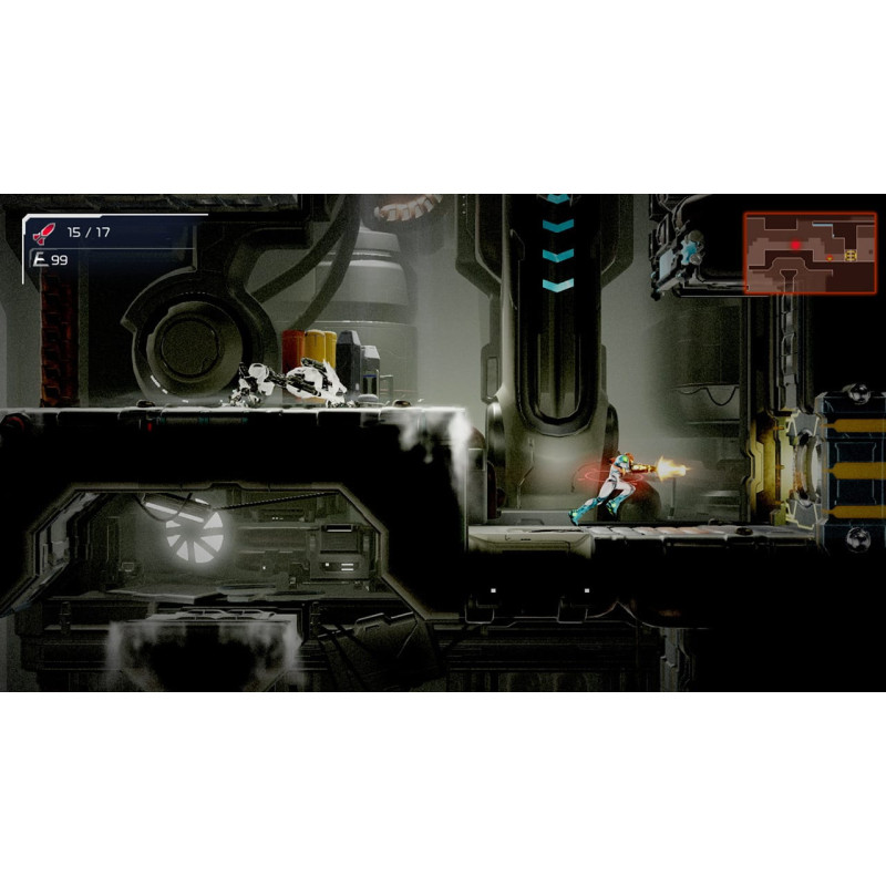 Captura de pantalla del gameplay de Metroid Dread para Nintendo Switch mostrando acción intensa y exploración