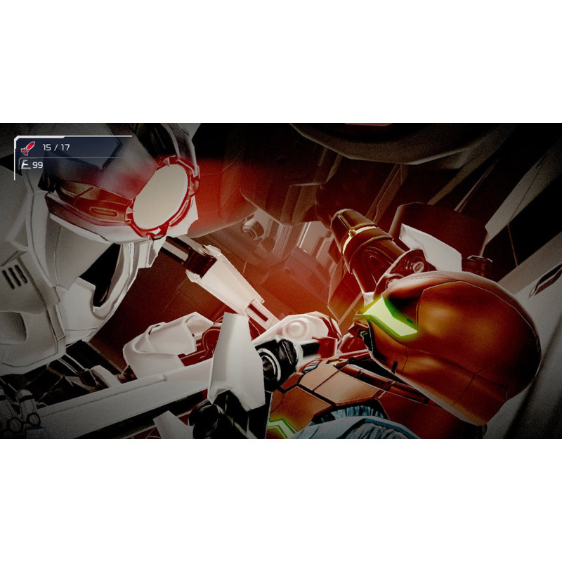Captura de pantalla del gameplay de Metroid Dread para Nintendo Switch mostrando acción intensa y gráficos detallados
