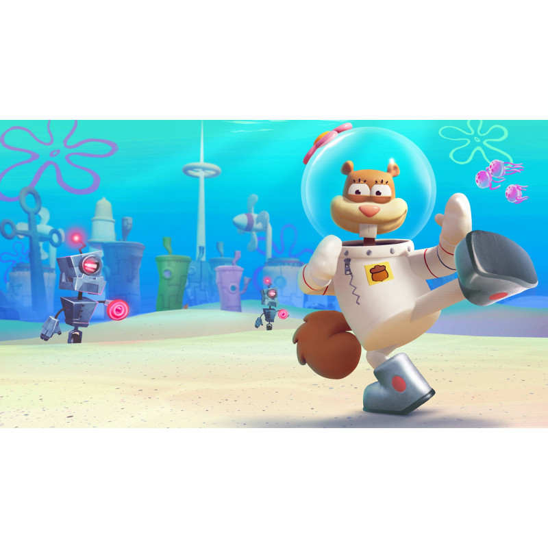 Captura de pantalla del gameplay de SpongeBob SquarePants: Battle for Bikini Bottom - Rehydrated en Nintendo Switch