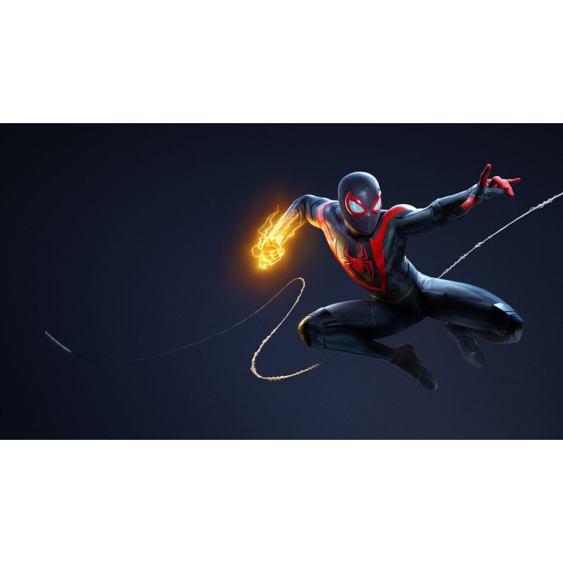 Captura de pantalla del gameplay de Spider-Man: Miles Morales para PlayStation 5 mostrando acción emocionante
