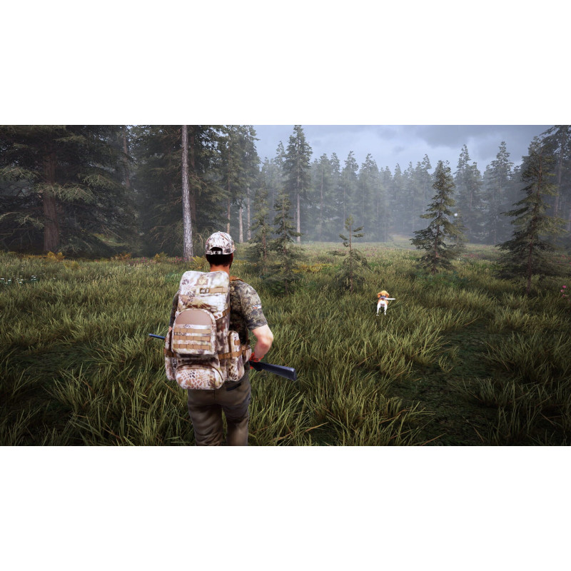 Captura de pantalla del gameplay de Hunting Simulator 2 para Nintendo Switch mostrando acción en el campo