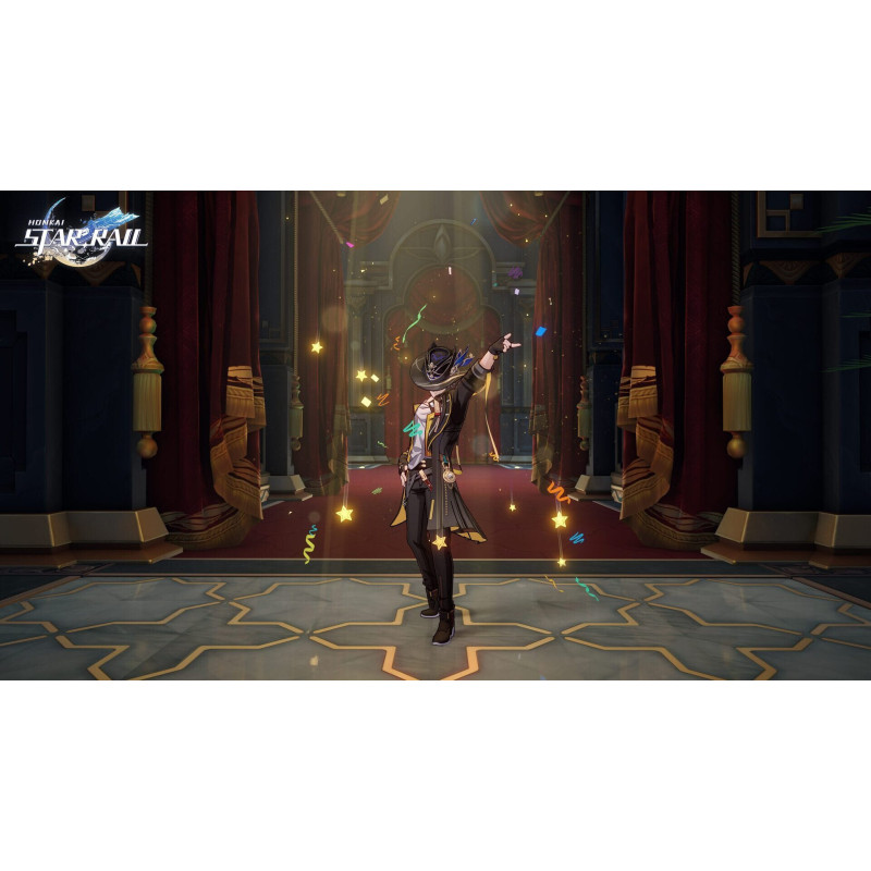 Captura de pantalla del gameplay de Honkai Star Rail para PlayStation 5 mostrando acción intensa en el juego.